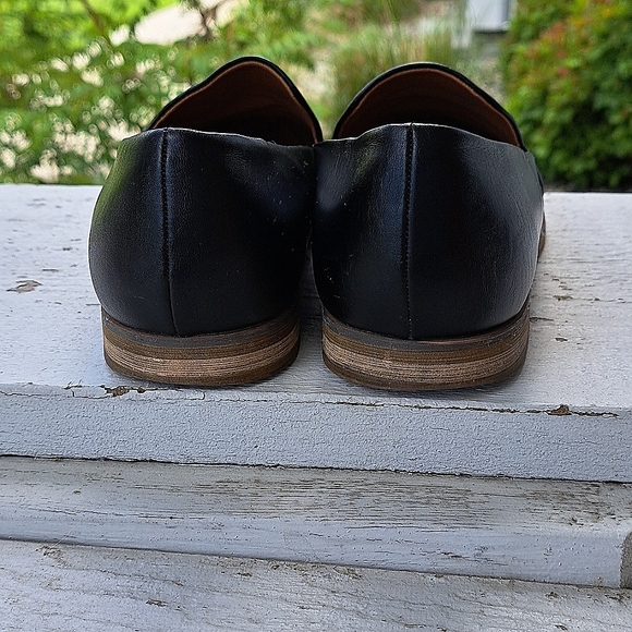 Indigo rd. Black Leather Slip-Ons - Picture 4 of 6